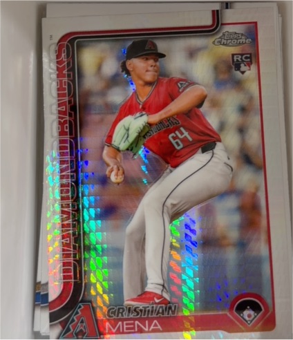 2025 Topps Chrome #102 Cristian Mena — front