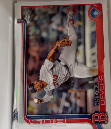 2025 Topps Chrome #127 Rafael Devers — front