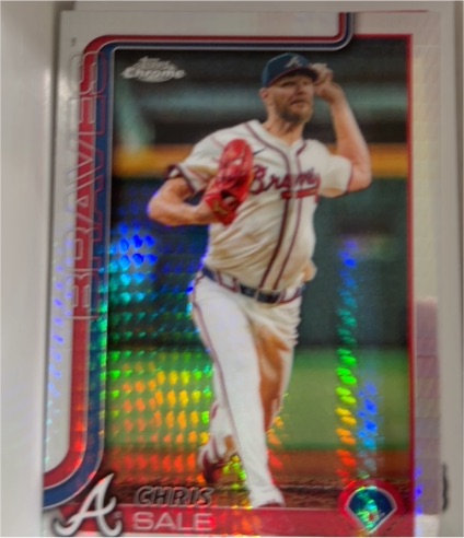 2025 Topps Chrome #182 Chris Sale — front