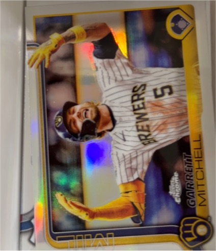 2025 Topps Chrome #28 Garrett Mitchell — front