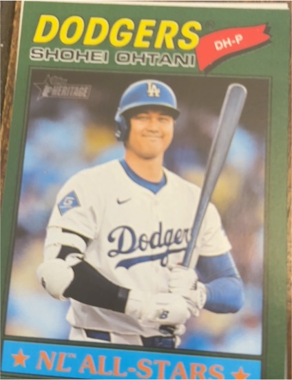2026 Topps Heritage #290 Shohei Ohtani — front