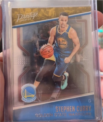 2016-17 Panini Prestige #3 Stephen Curry — front