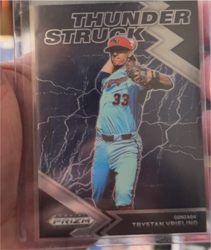 2022 Panini Prizm Draft Picks Thunderstruck #TH-TV Trystan Vrieling — front