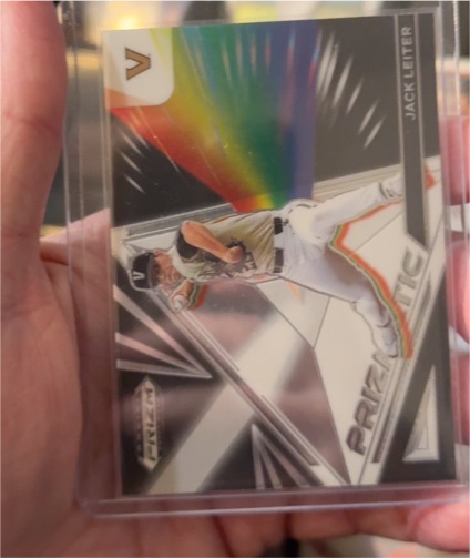 2022 Panini Prizm Draft Picks Prizmatic #PZ-JL Jack Leiter — front