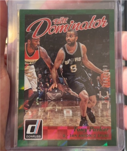 2014-15 Panini Donruss Elite Dominator #10 Tony Parker — front
