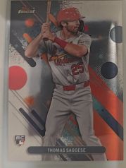 2025 Topps Finest #9 Thomas Saggese — front