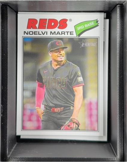 2026 Topps Heritage #100 Noelvi Marte — front