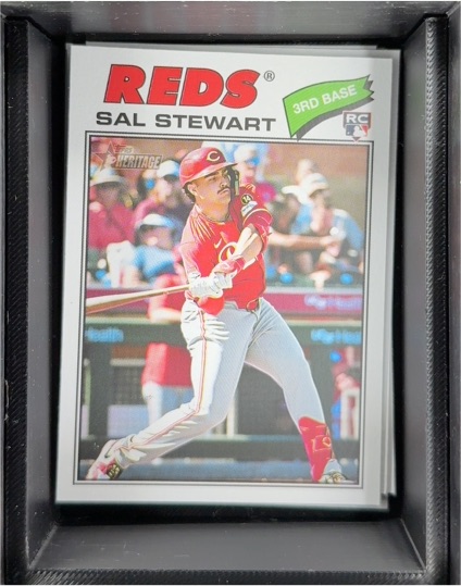2026 Topps Heritage #221 Sal Stewart — front