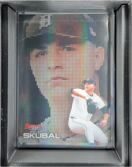 2025 Bowman’s Best #P-16 Tarik Skubal Pixel Portraits — front