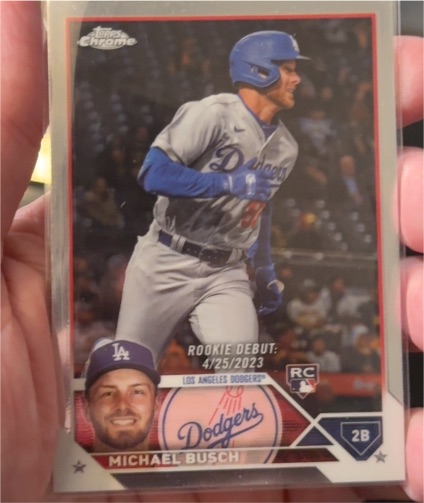 2023 Topps Chrome Update #USC105 Michael Busch — front