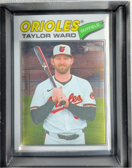 2026 Topps Heritage Chrome #258 Taylor Ward — front