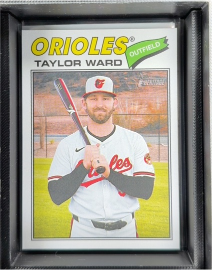 2026 Topps Heritage #258 Taylor Ward Baltimore Orioles — front