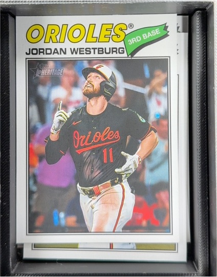 2026 Topps Heritage #184 Jordan Westburg — front