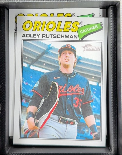 2026 Topps Heritage #180 Adley Rutschman — front