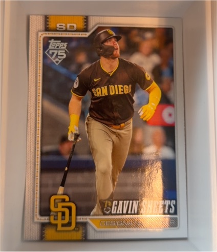 2026 Topps Series 1 #216 Gavin Sheets — front