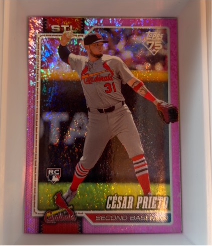 2026 Topps Series 1 #95 César Prieto — front