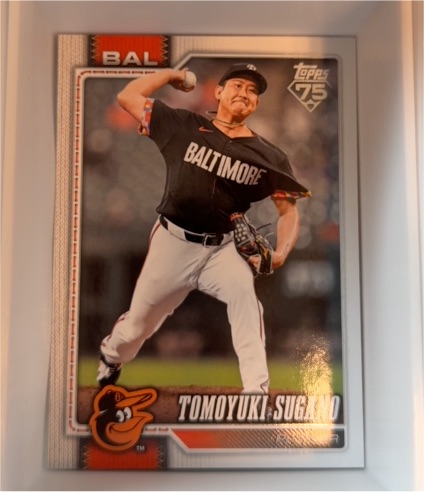 2026 Topps Series 1 #185 Tomoyuki Sugano — front