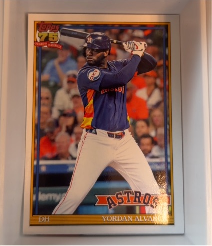 2026 Topps Series 1 #T91-36 Yordan Alvarez — front