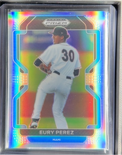 2022 Panini Prizm Draft Picks #PDP184 Eury Perez — front