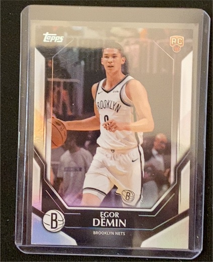 2026 Topps Collector Kit Exclusive #NBA-9 Egor Demin Rookie RC — front