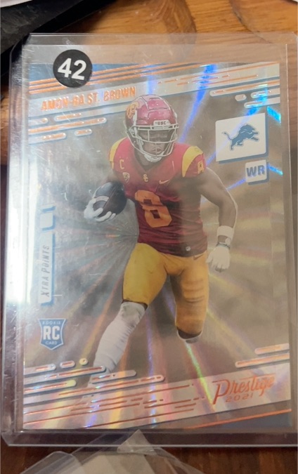 2021 Panini Prestige #234 Amon-Ra St. Brown — front