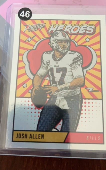 2021 Panini Prestige Heroes #HE-7 Josh Allen — front