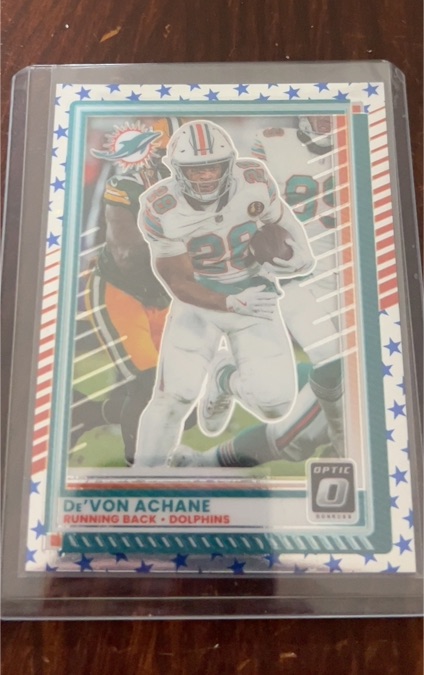 2025 Panini Donruss Optic #86 De'Von Achane — front