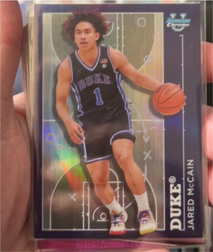 2023-24 Bowman Chrome University Prodigal Playmakers #PP-9 Jared McCain — front