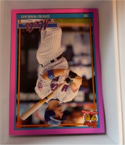 2026 Topps Series 1 #T91-66 David Wright Pink Parallel — front
