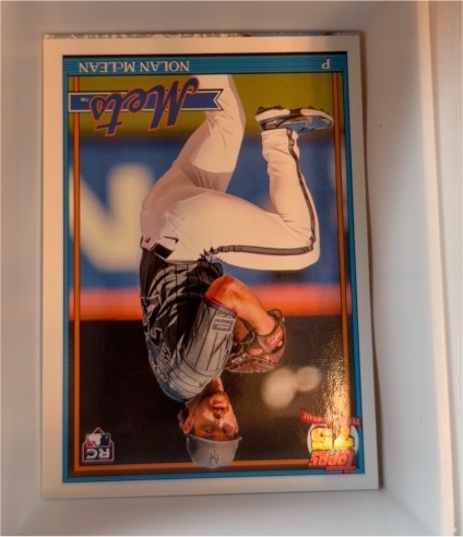 1991 Topps Nolan Ryan #P Texas Rangers — front