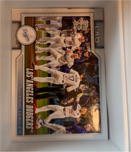 2026 Topps Series 1 #256 Los Angeles Dodgers Team Card — front
