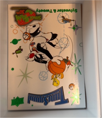 2026 Upper Deck Space Jam 30th Anniversary #7 Sylvester & Tweety — front
