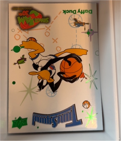 2026 Upper Deck Space Jam 30th Anniversary #1 Daffy Duck — front