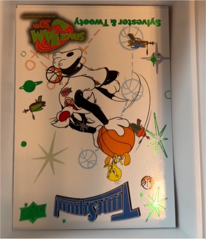 2026 Upper Deck Space Jam 30th Anniversary Tune Squad Sylvester & Tweety Cosmos #7 — front