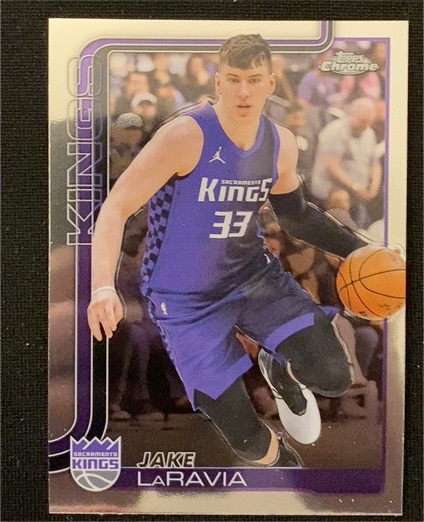2025-26 Topps Chrome #230 Jake LaRavia — front