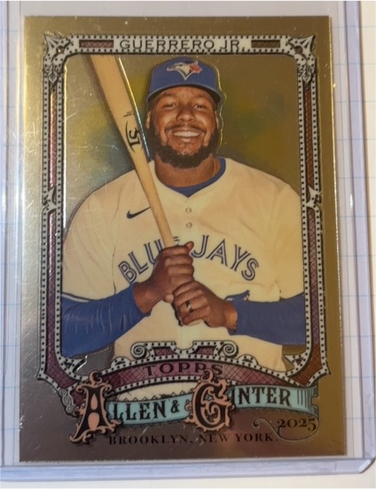 2025 Topps Allen & Ginter Chrome #116 Vladimir Guerrero Jr. — front
