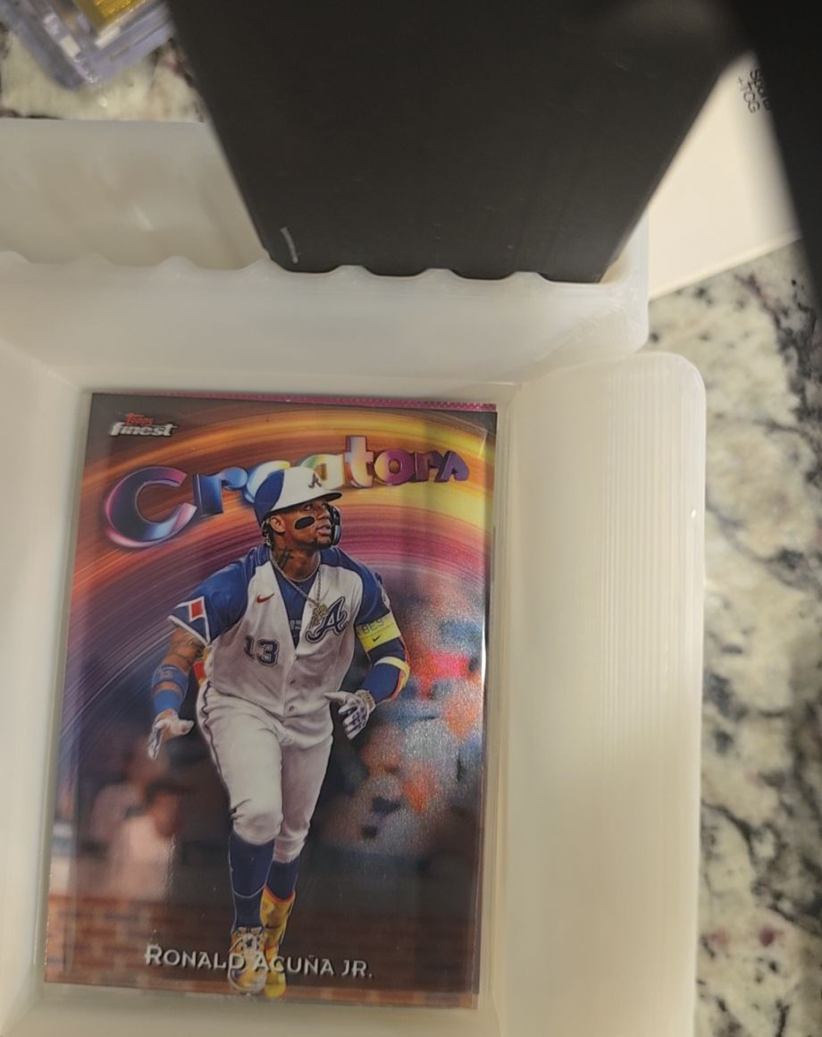 2025 Topps Finest #C-3 Ronald Acuna Jr. Creators Insert — front