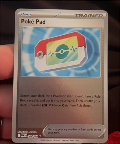 2023 Pokémon Perfect Order #081 Poke Pad — front