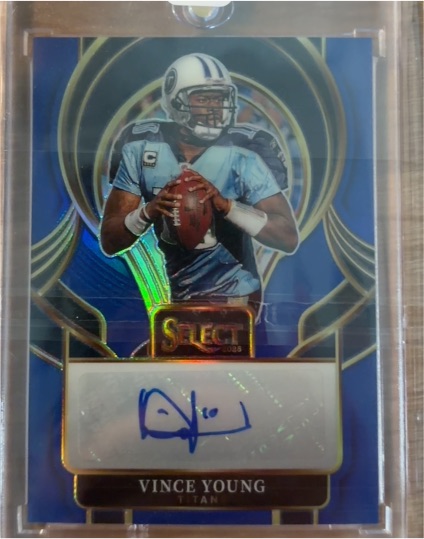 2025 Panini Select Signatures #SIP-VYG Vince Young — front