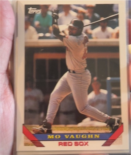 1993 Topps #51 Mo Vaughn — front