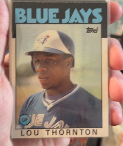 1986 Topps #488 Lou Thornton — front