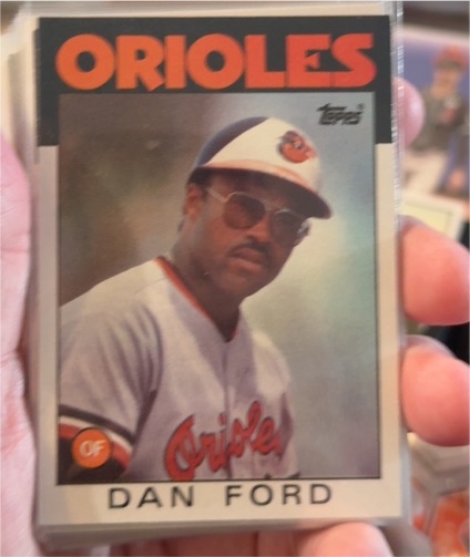 1986 Topps #753 Dan Ford — front