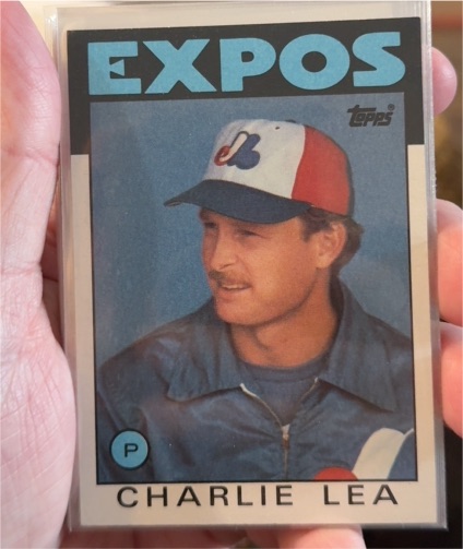1986 Topps #526 Charlie Lea — front