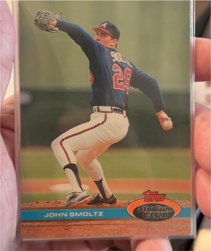 1991 Topps Stadium Club #365 John Smoltz — front