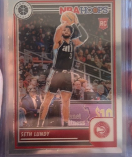 2023-24 Panini NBA Hoops Premium Stock #206 Seth Lundy — front