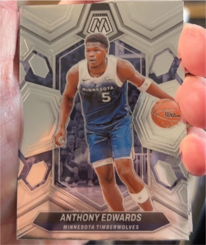 2023-24 Panini Mosaic #33 Anthony Edwards — front