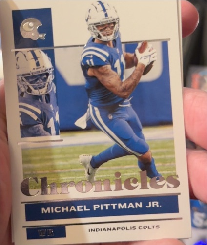 2021 Panini Chronicles #42 Michael Pittman Jr. — front