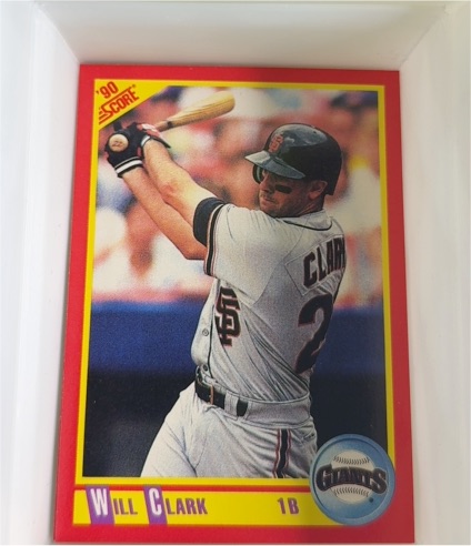 1990 Score #300 Will Clark — front