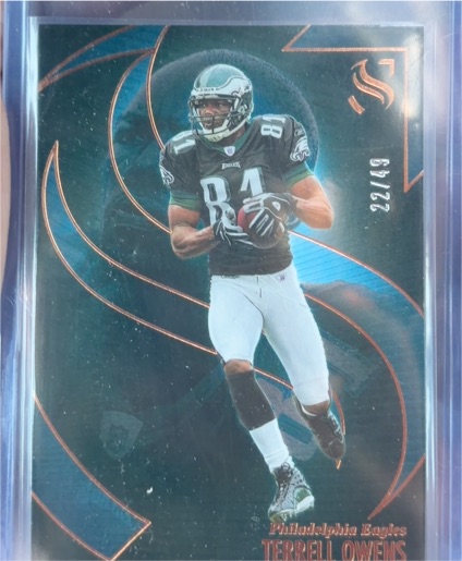 2024 Panini Certified #18 Terrell Owens Immortals Mirror Red — front