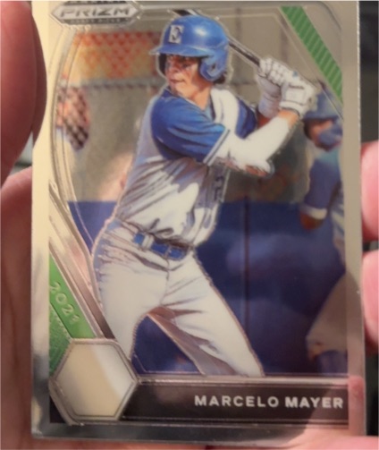 2021 Panini Prizm Draft Picks Baseball #PDP4 Marcelo Mayer — front